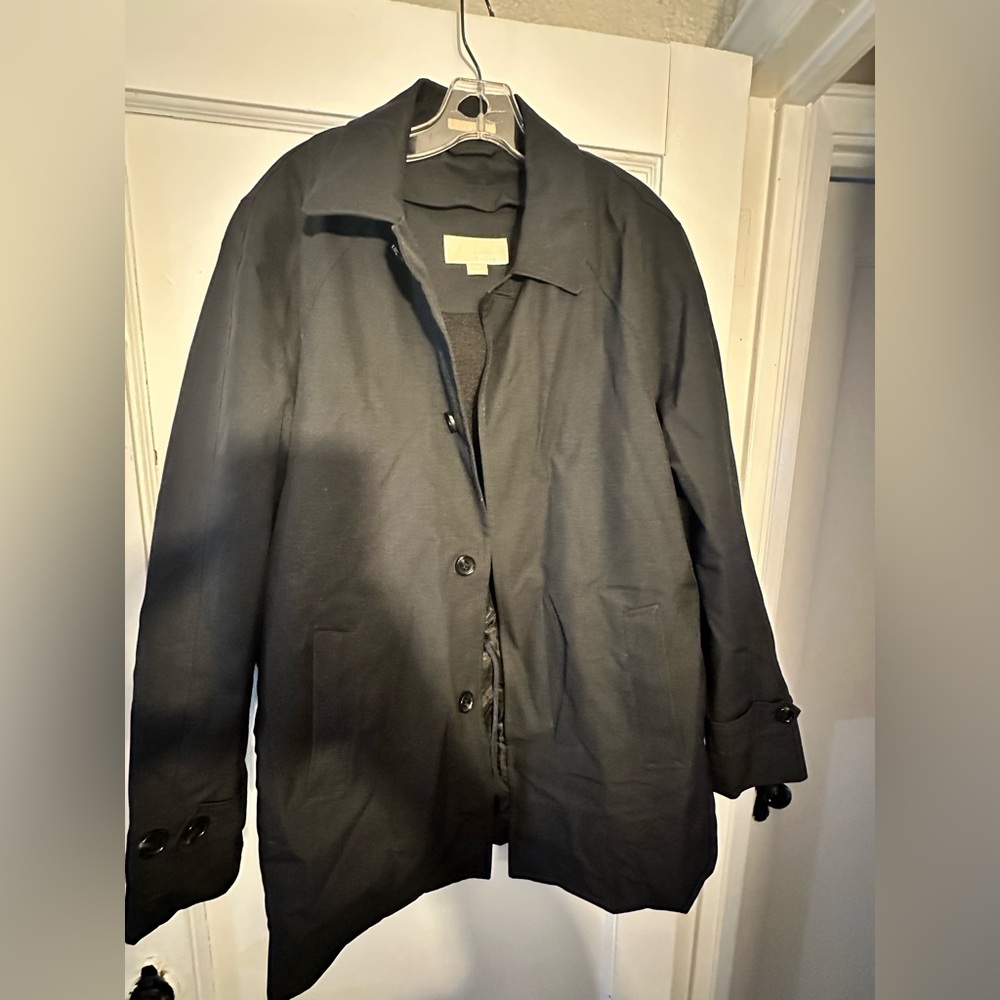 Michael Kors Black Trench Coat for Men